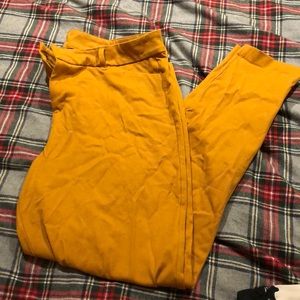 Mustard Pixie pants from Old Navy